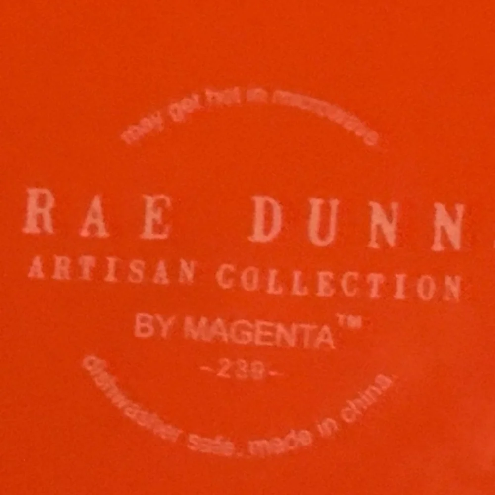 NWT Rae Dunn by Magenta Lick or Treat Medium Pet Dish